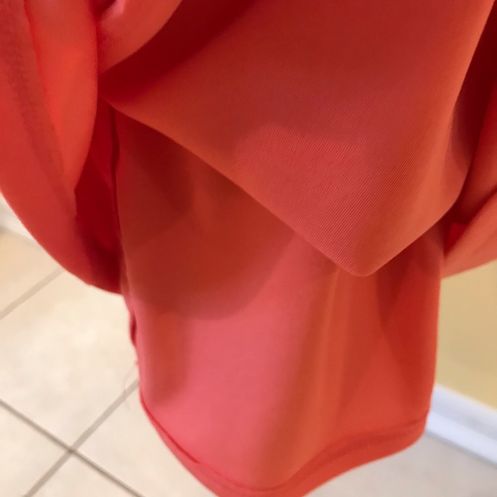 Women’s dress New York & Co dress coral small GUC sleeveless - Picture 5 of 8